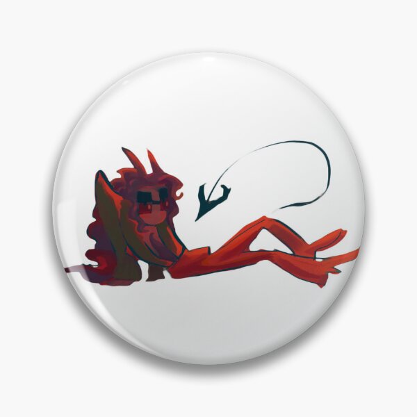 Item preview, Lounging Crimson Imp Demon designed and sold by ZerrestFD.