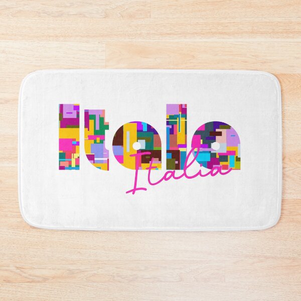 Item preview, Itala, Messina, Italy, Italia, colorful typography design for travellers designed and sold by Wanderful-roads.