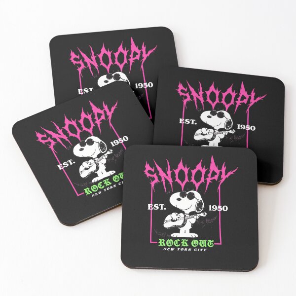 Item preview, Snoopy Rock Out Guitar Flames designed and sold by LittleMamastore.
