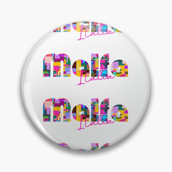 Item preview, Malfa, Messina, Italy, Italia, colorful typography design for travellers designed and sold by Wanderful-roads.