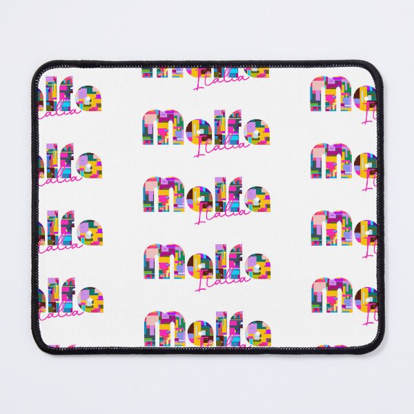 Item preview, Malfa, Messina, Italy, Italia, colorful typography design for travellers designed and sold by Wanderful-roads.