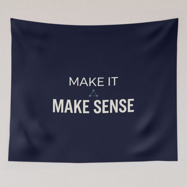 Item preview, Make It Make Sense Engineering Minimalist  designed and sold by Amr Darwish Graphic designer.