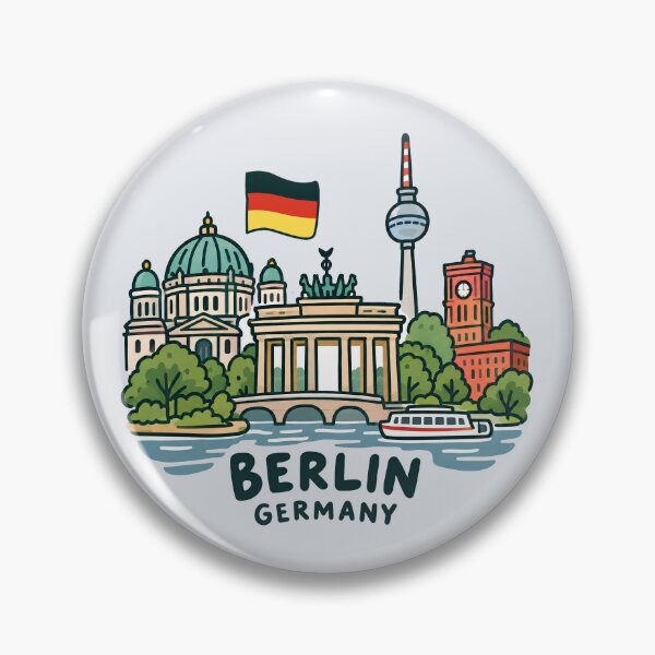 Item preview, Berlin Germany Cute City designed and sold by HowToCanadian.