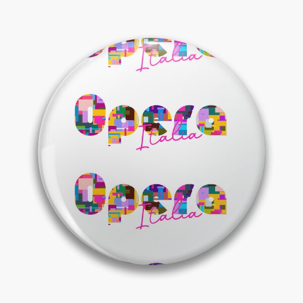 Item preview, Opera, Milano, Italy, Italia, colorful typography design for travellers designed and sold by Wanderful-roads.