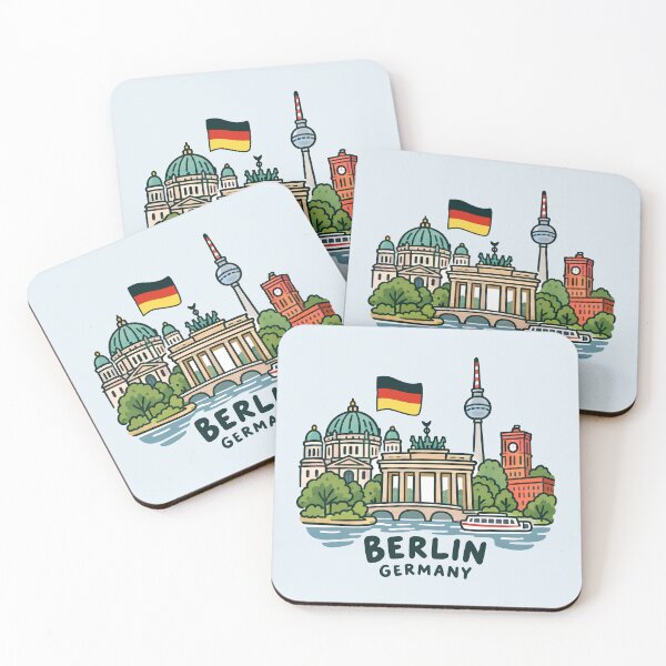 Item preview, Berlin Germany Cute City designed and sold by HowToCanadian.