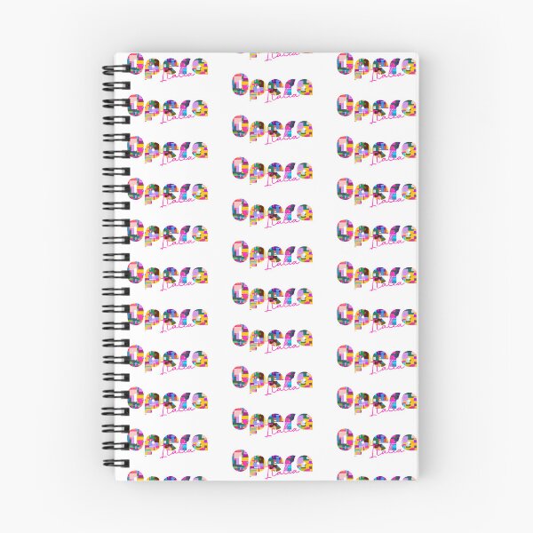 Item preview, Opera, Milano, Italy, Italia, colorful typography design for travellers designed and sold by Wanderful-roads.