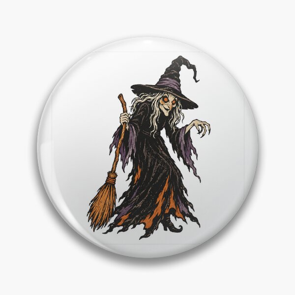 Item preview, Halloween The Witch designed and sold by RobertMartinArt.