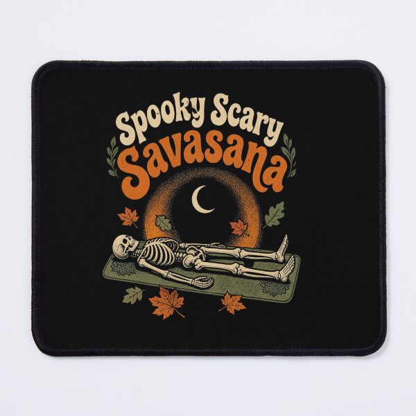 Item preview, Spooky Scary Savasana Halloween Yoga designed and sold by EarthWithin.