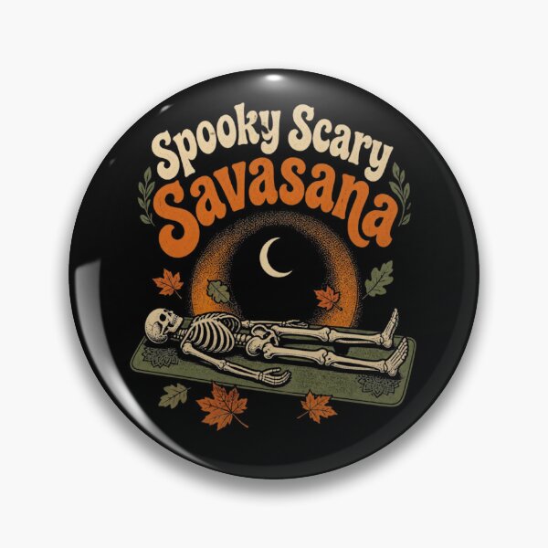 Item preview, Spooky Scary Savasana Halloween Yoga designed and sold by EarthWithin.