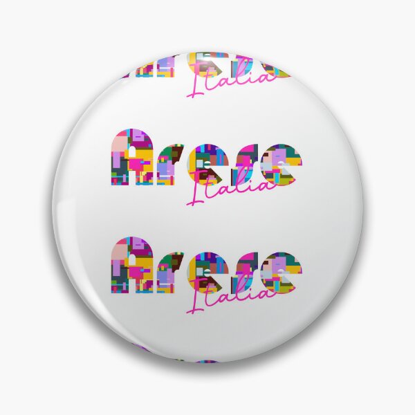 Item preview, Arese, Milano, Italy, Italia, colorful typography design for travellers designed and sold by Wanderful-roads.