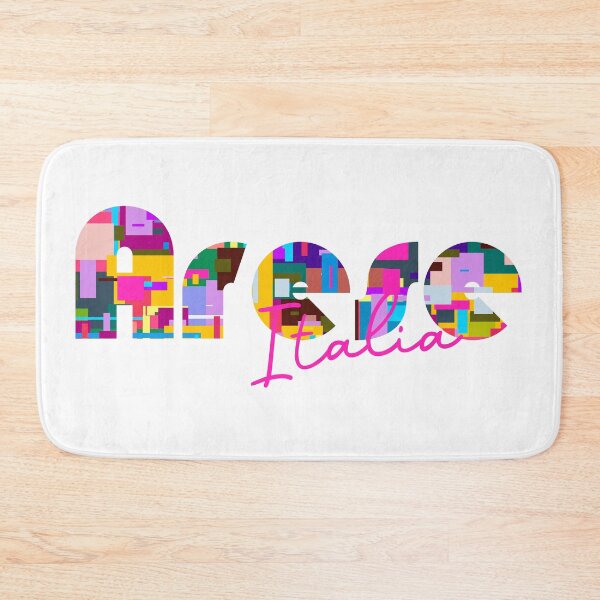 Item preview, Arese, Milano, Italy, Italia, colorful typography design for travellers designed and sold by Wanderful-roads.