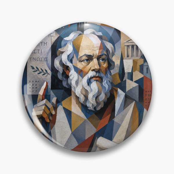 Item preview, Ancient Greek Philosopher Socrates Painting - Philosophy and Reason designed and sold by GalleryKauffeld.