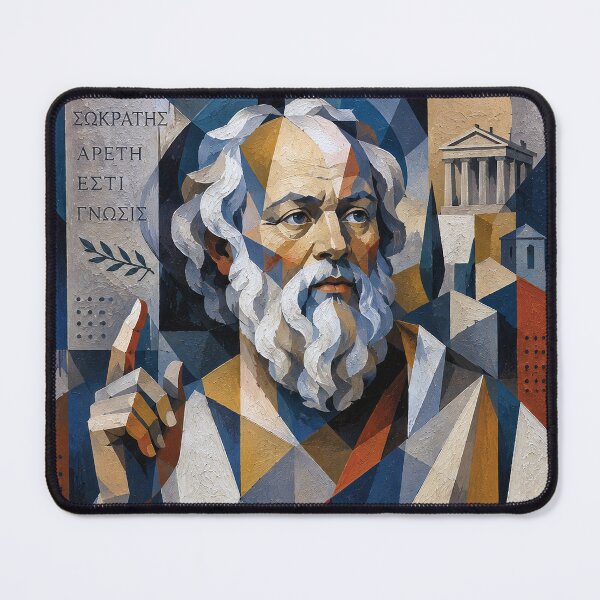 Item preview, Ancient Greek Philosopher Socrates Painting - Philosophy and Reason designed and sold by GalleryKauffeld.