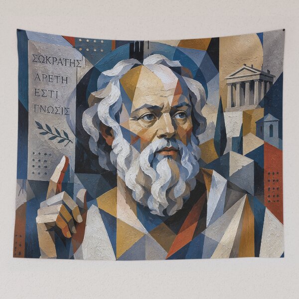 Item preview, Ancient Greek Philosopher Socrates Painting - Philosophy and Reason designed and sold by GalleryKauffeld.