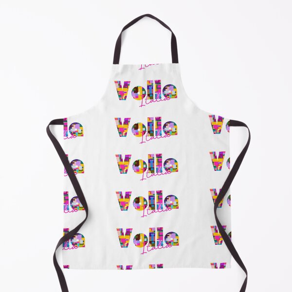 Item preview, Volla, Napoli, Italy, Italia, colorful typography design for travellers designed and sold by Wanderful-roads.