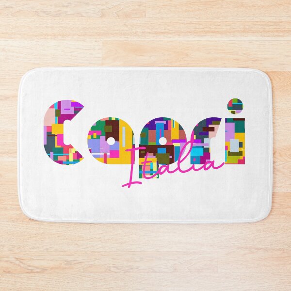 Item preview, Capri, Napoli, Italy, Italia, colorful typography design for travellers designed and sold by Wanderful-roads.