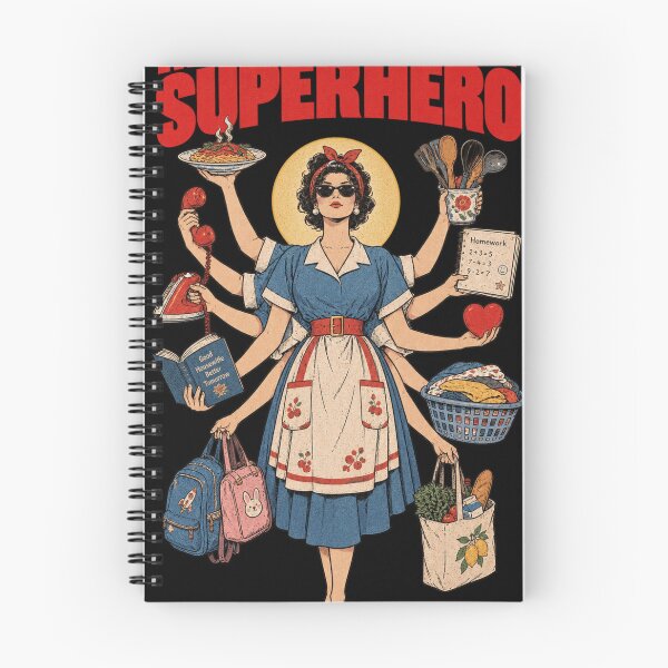 Item preview, American Mom Superhero - Retro Housewife Art designed and sold by BRTHRCNK01.