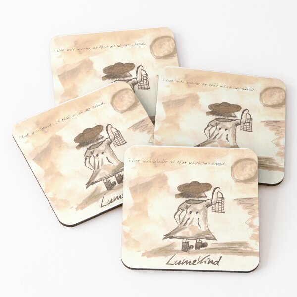 Item preview, I Look With Wonder - Wanderer Lantern Watercolor Art designed and sold by lumekind.