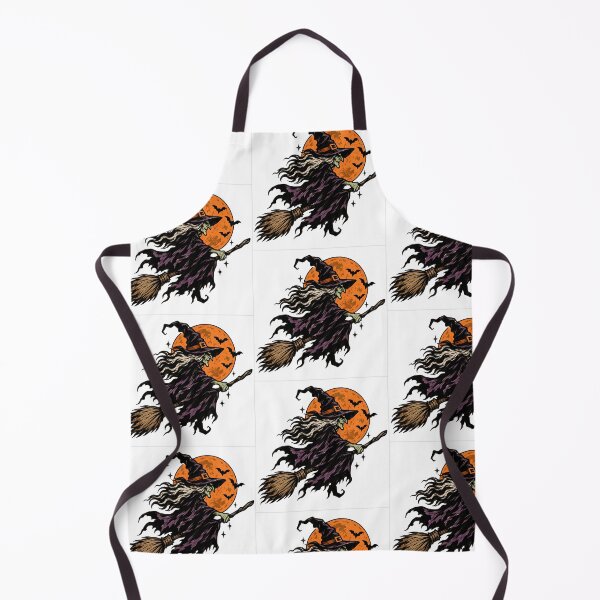 Item preview, Halloween The witch flying by the moon designed and sold by RobertMartinArt.