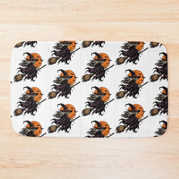 Item preview, Halloween The witch flying by the moon designed and sold by RobertMartinArt.