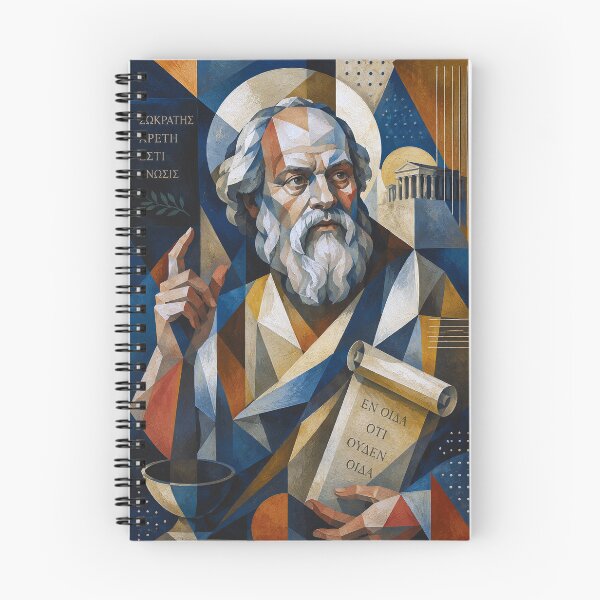 Item preview, Ancient Greek Philosopher Socrates Painting - Philosophy and Reason designed and sold by GalleryKauffeld.