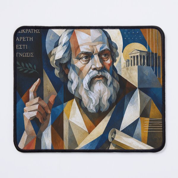 Item preview, Ancient Greek Philosopher Socrates Painting - Philosophy and Reason designed and sold by GalleryKauffeld.