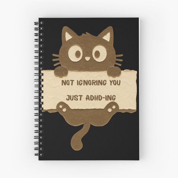 Item preview, Not Ignoring You Just ADHD-ing. Funny ADHD Cat designed and sold by T-version.
