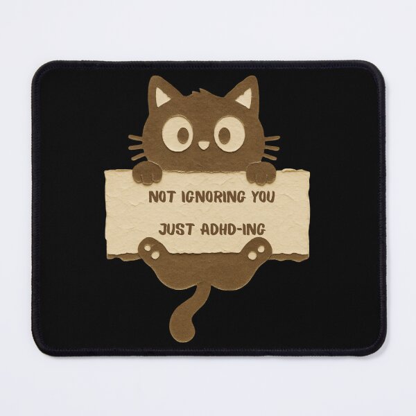 Item preview, Not Ignoring You Just ADHD-ing. Funny ADHD Cat designed and sold by T-version.