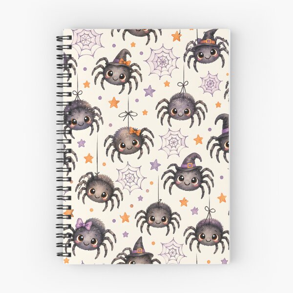 Item preview, Cute Halloween Spiders and Spiderwebs Watercolor Pattern designed and sold by blankTeeShirt.
