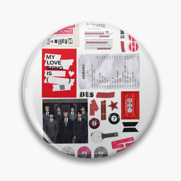 Item preview, BTS Arirang Album Receipt Tracklist Aesthetic Graphic designed and sold by Palette & Hue.