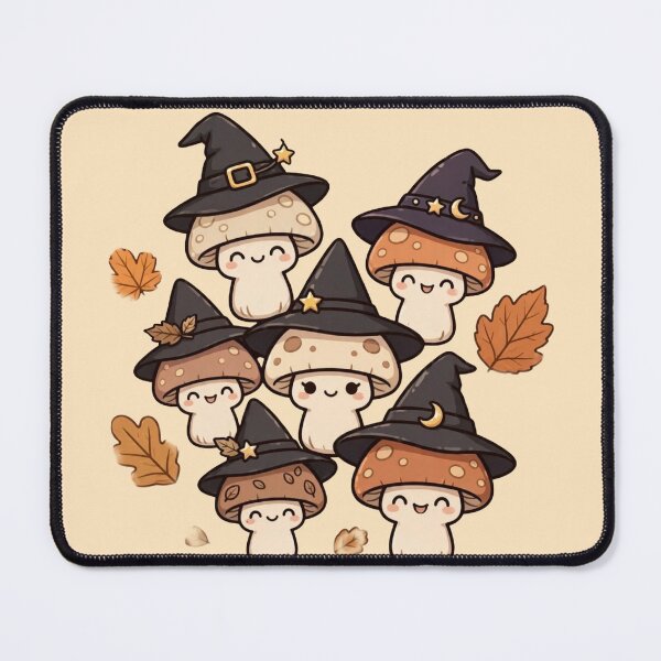 Item preview, Cute Witch Mushrooms Halloween Party designed and sold by Artistprinter.
