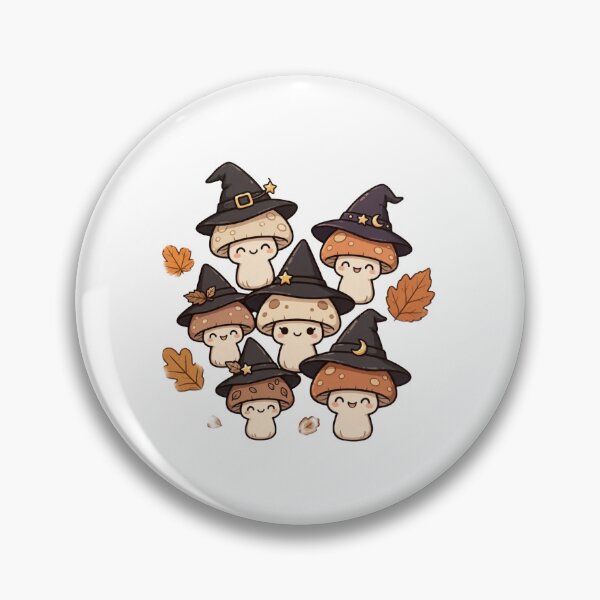 Item preview, Cute Witch Mushrooms Halloween Party designed and sold by Artistprinter.