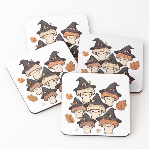 Item preview, Cute Witch Mushrooms Halloween Party designed and sold by Artistprinter.