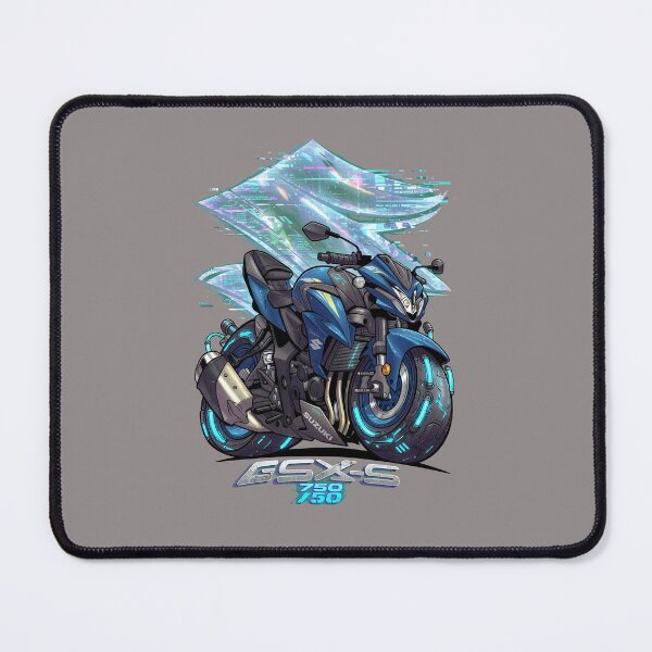Item preview, Chibi Suzuki GSX-S 750 Motorcycle & Logo Art-16 designed and sold by MichaelMayers.