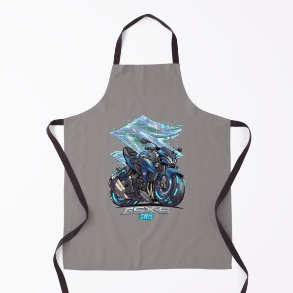 Item preview, Chibi Suzuki GSX-S 750 Motorcycle & Logo Art-16 designed and sold by MichaelMayers.