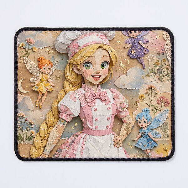 Item preview, Cute Paper Cutout Kitchen Fairy designed and sold by Emamohamed.
