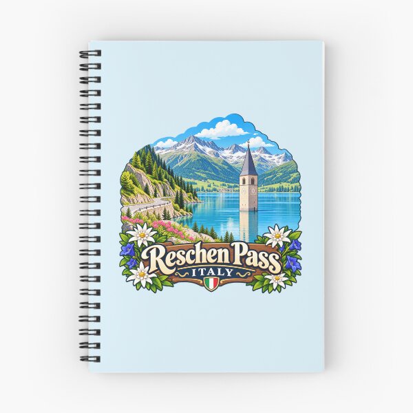 Item preview, Reschen Pass, Italy - Alpine Lake designed and sold by Myra365Art.