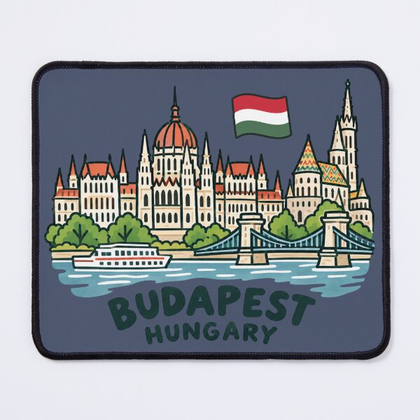 Item preview, Budapest Hungary Cute City designed and sold by HowToCanadian.