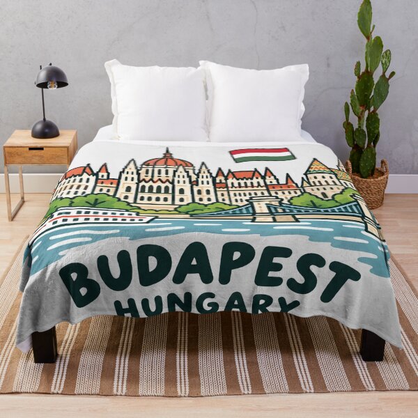 Item preview, Budapest Hungary Cute City designed and sold by HowToCanadian.
