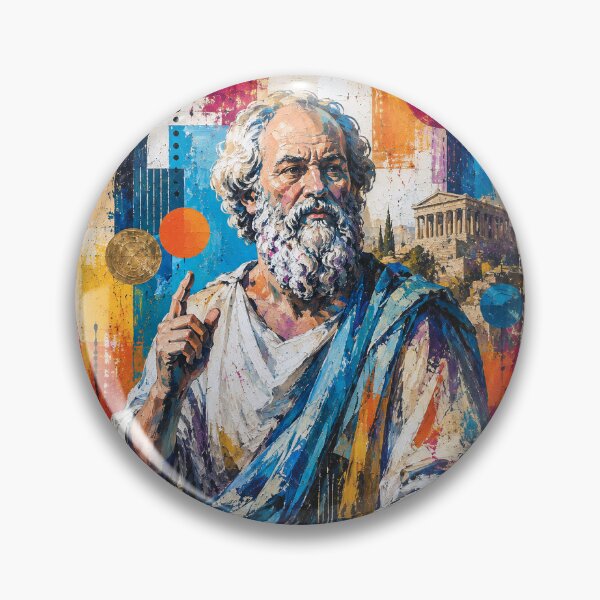 Item preview, Socrates – Ancient Greek Philosopher Painting designed and sold by GalleryKauffeld.