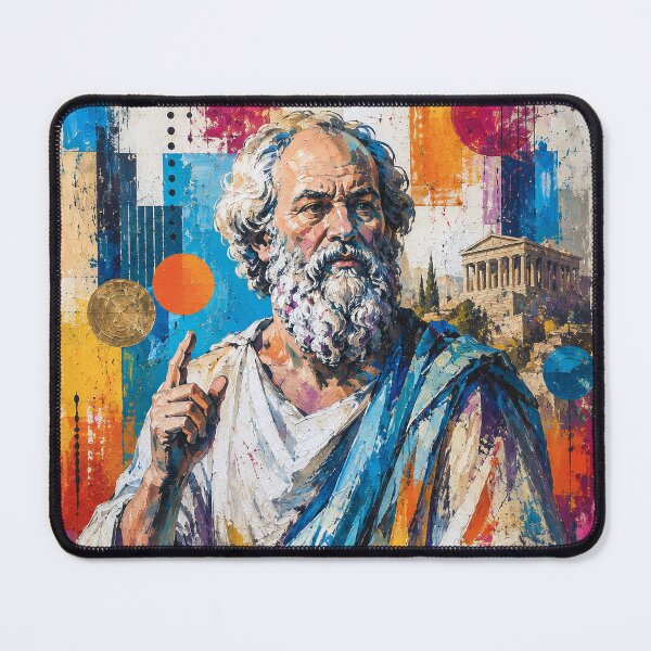 Item preview, Socrates – Ancient Greek Philosopher Painting designed and sold by GalleryKauffeld.