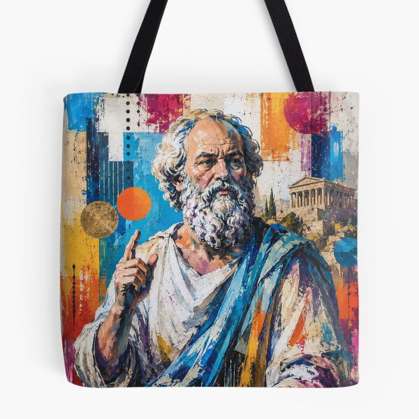 Item preview, Socrates – Ancient Greek Philosopher Painting designed and sold by GalleryKauffeld.