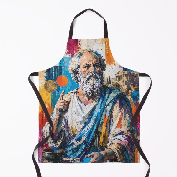 Item preview, Socrates – Ancient Greek Philosopher Painting designed and sold by GalleryKauffeld.