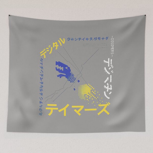 Item preview, Digimon Tamers Pixel Code Grid T-Shirt-22 designed and sold by ElkeKosbab.