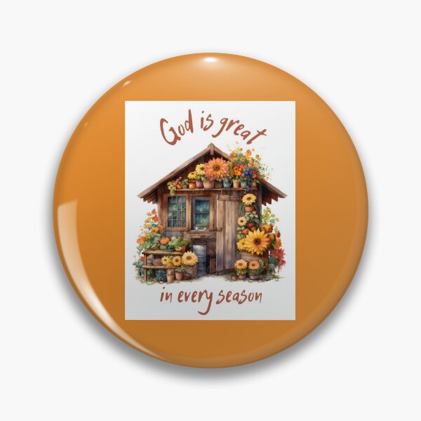 Item preview, God Is Great in Every Season – Autumn Harvest Faith Design designed and sold by cosmea.