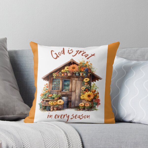 Item preview, God Is Great in Every Season – Autumn Harvest Faith Design designed and sold by cosmea.