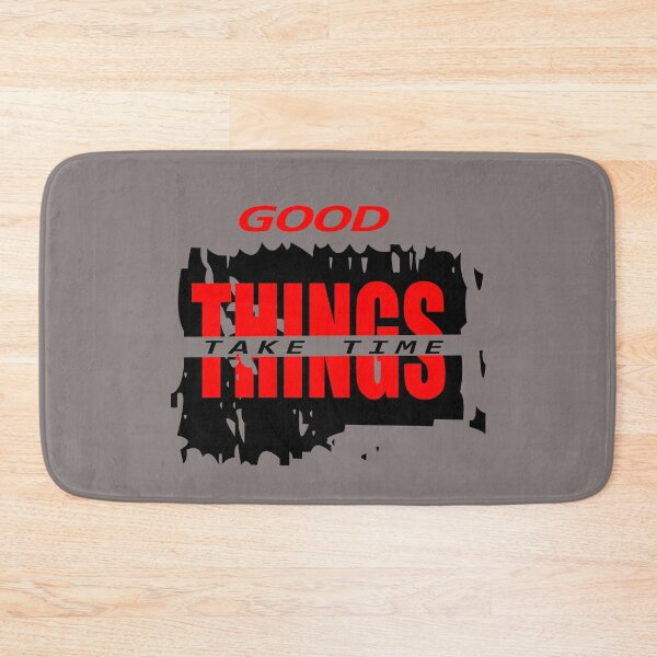 Item preview, Good Things Red Typography T-Shirt Design designed and sold by Carftora786.