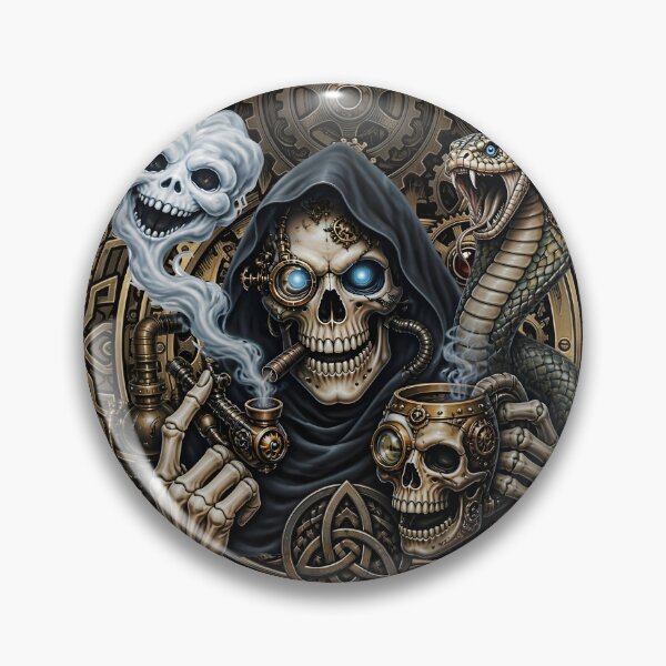 Item preview, Celtic Steampunk Grim Reaper designed and sold by nicky2342.
