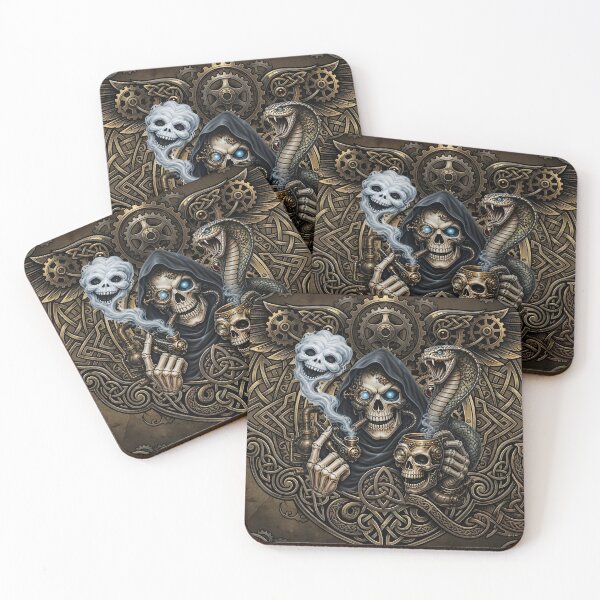 Item preview, Celtic Steampunk Grim Reaper designed and sold by nicky2342.