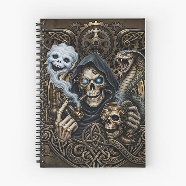 Item preview, Celtic Steampunk Grim Reaper designed and sold by nicky2342.